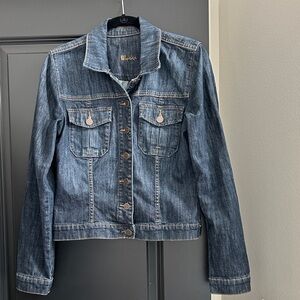 KUT from the Kloth | Cropped & Fitted Denim Jacket | M